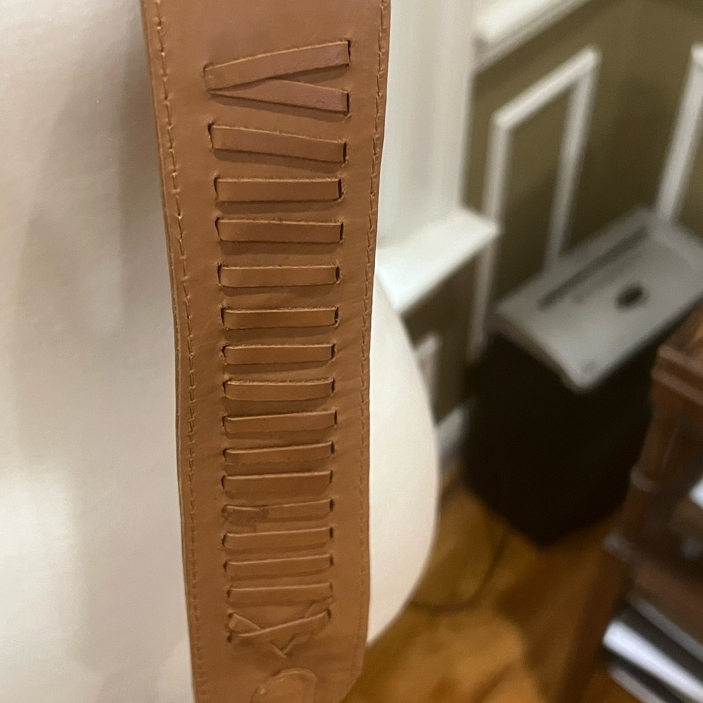 Leather NEW AMSTERDAM HERITAGE women's crossbody leather bag in cognac. NWT - Picture 3 of 10